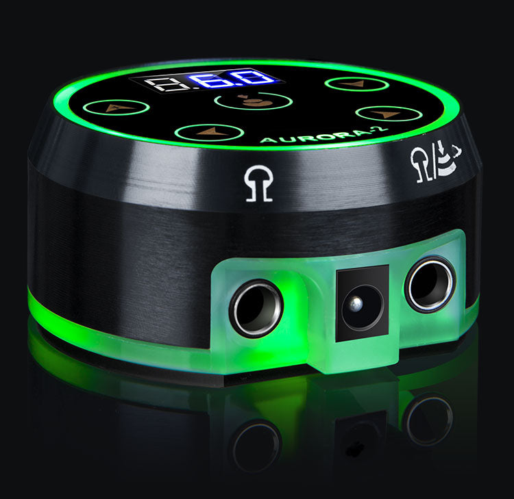 Napájecí zdroj attoo Power Aurora-2 s adaptérem pro spirálky a rotační tetovací strojky, zástrčka EU