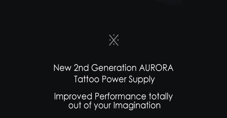 Napájecí zdroj attoo Power Aurora-2 s adaptérem pro spirálky a rotační tetovací strojky, zástrčka EU