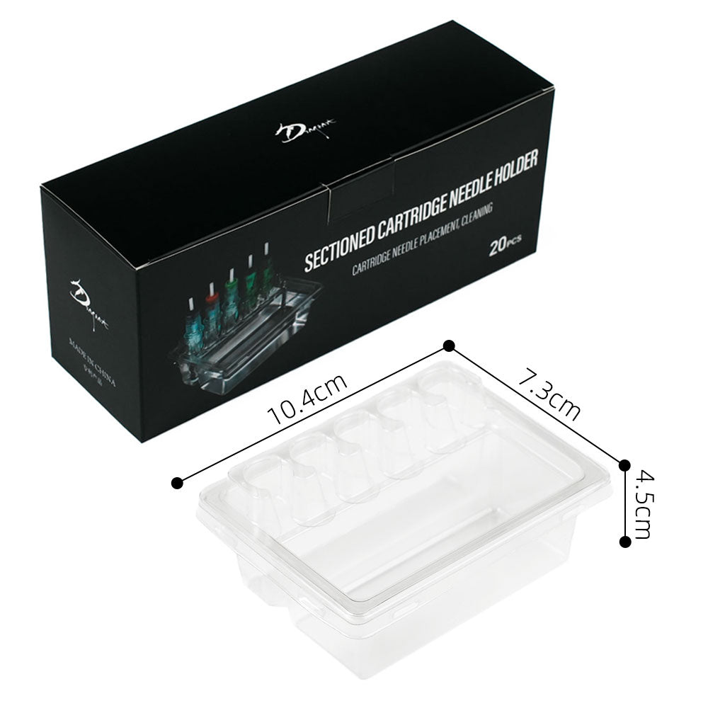 Rectangular Plastic Tattoo Needle Rinse Cup