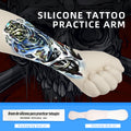 Bílá silikonová ruka pro trénink tetování